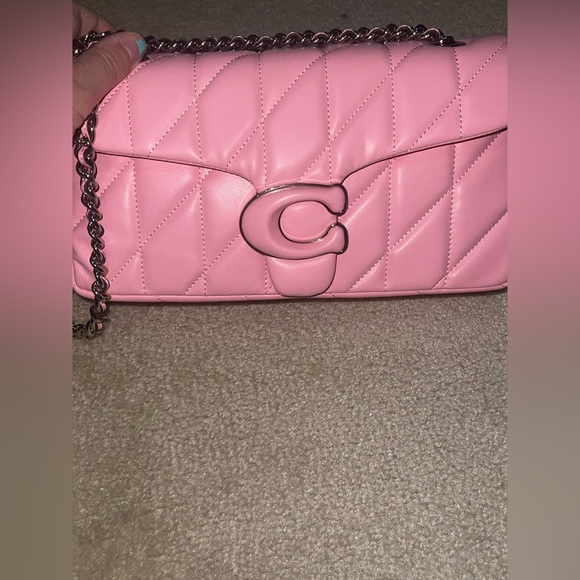 Coach Pink Quilted Crossbody Bag - Picture 10 of 13